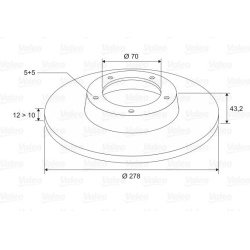  stabdžių diskas (1vnt)