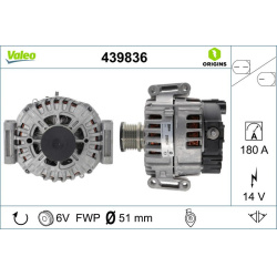  kintamosios srovės generatorius <small>VALEO ORIGINS NEW OE TECHNOLOGY</small>