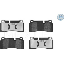  stabdžių trinkelių rinkinys, diskinis stabdys <small>MEYLE-PD: Advanced performance and design.</small>