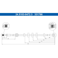  stabdžių žarnelė