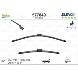  valytuvai <small>SILENCIO FLAT BLADE SET</small>