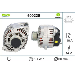  kintamosios srovės generatorius <small>VALEO ORIGINS NEW OE TECHNOLOGY</small>