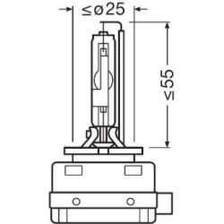  lemputė, priekinis žibintas <small>XENARC® ORIGINAL</small>