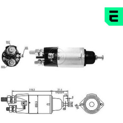  solenoidinis jungiklis, starteris