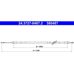  trosas, stovėjimo stabdys