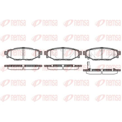  stabdžių trinkelių rinkinys, diskinis stabdys