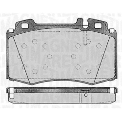  stabdžių trinkelių rinkinys, diskinis stabdys