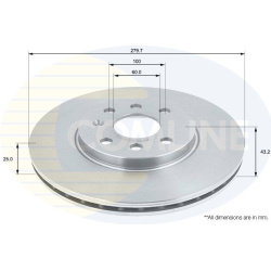  stabdžių diskas (1vnt) <small>COATED</small>