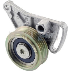  įtempiklio skriemulys, V formos rumbuotas diržas