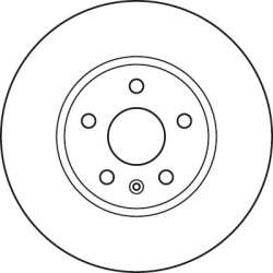  stabdžių diskas (1vnt) <small>TRW SINGLE</small>