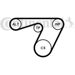  vandens siurblys + V formos rumbuotas diržas, komplektas