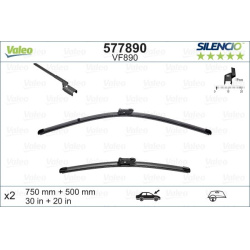  valytuvai <small>SILENCIO FLAT BLADE SET</small>