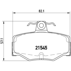  stabdžių trinkelių rinkinys, diskinis stabdys <small>PRIME LINE</small>