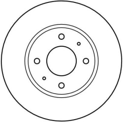  stabdžių diskas (1vnt)