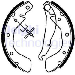  stabdžių trinkelių komplektas