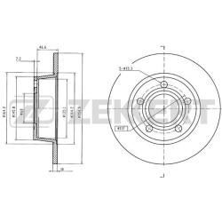  stabdžių diskas (1vnt)