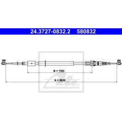  trosas, stovėjimo stabdys