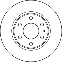  stabdžių diskas (1vnt) <small>TRW SINGLE</small>