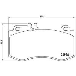  stabdžių trinkelių rinkinys, diskinis stabdys <small>PRIME LINE</small>