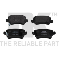  stabdžių trinkelių rinkinys, diskinis stabdys