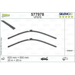  valytuvai <small>SILENCIO FLAT BLADE SET</small>
