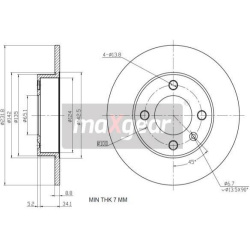  stabdžių diskas (1vnt)
