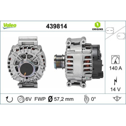  kintamosios srovės generatorius <small>VALEO ORIGINS NEW OE TECHNOLOGY</small>