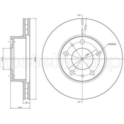  stabdžių diskas (1vnt)