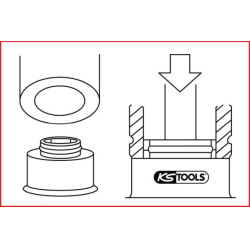  vožtuvo kojelės sandarinimo įrankių rinkinys