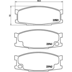  stabdžių trinkelių rinkinys, diskinis stabdys <small>PRIME LINE</small>