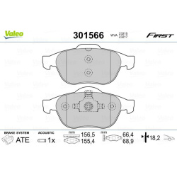  stabdžių trinkelių rinkinys, diskinis stabdys <small>ESSENTIAL</small>