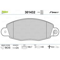  stabdžių trinkelių rinkinys, diskinis stabdys <small>FIRST</small>