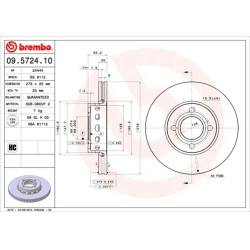  stabdžių diskas (1vnt) <small>PRIME LINE</small>