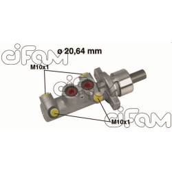  pagrindinis cilindras, stabdžiai