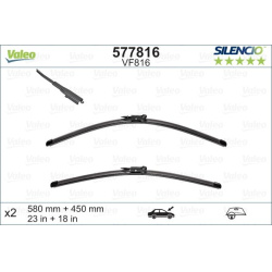  valytuvai <small>SILENCIO FLAT BLADE SET</small>
