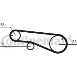  paskirstymo diržo komplektas
