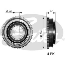  skriemulys, alkūninis velenas <small>DriveAlign™</small>
