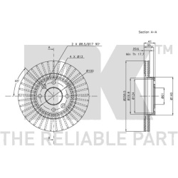  stabdžių diskas (1vnt)