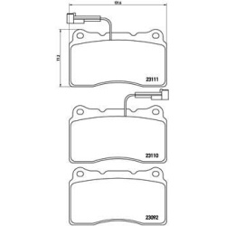  stabdžių trinkelių rinkinys, diskinis stabdys <small>PRIME LINE</small>