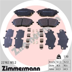  stabdžių trinkelių rinkinys, diskinis stabdys
