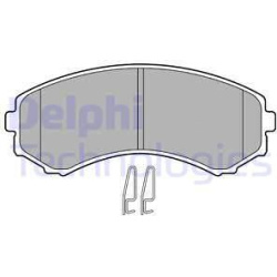  stabdžių trinkelių rinkinys, diskinis stabdys