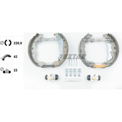  stabdžių trinkelių komplektas <small>Shoe Kit Pro</small>