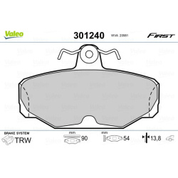  stabdžių trinkelių rinkinys, diskinis stabdys <small>ESSENTIAL</small>