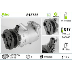  kompresorius, oro kondicionierius <small>VALEO RE-GEN REMANUFACTURED</small>