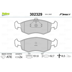  stabdžių trinkelių rinkinys, diskinis stabdys <small>FIRST</small>