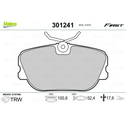  stabdžių trinkelių rinkinys, diskinis stabdys <small>FIRST</small>