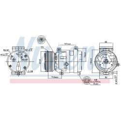  kompresorius, oro kondicionierius <small>** FIRST FIT **</small>