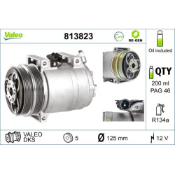  kompresorius, oro kondicionierius <small>VALEO RE-GEN REMANUFACTURED</small>