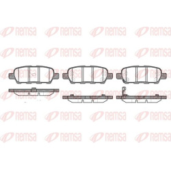  stabdžių trinkelių rinkinys, diskinis stabdys