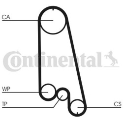  vandens siurblio ir paskirstymo diržo komplektas